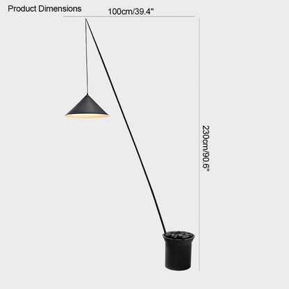 Diff 3-light Overhanging Floor Lamp-DF7031