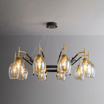 Diff Glass Bell Chandelier-DF2260
