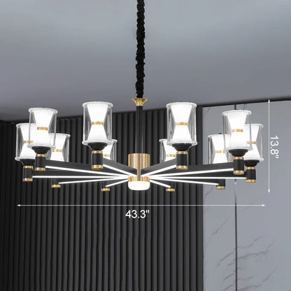 Diff Modern Pillar Candle Chandelier-DF2250