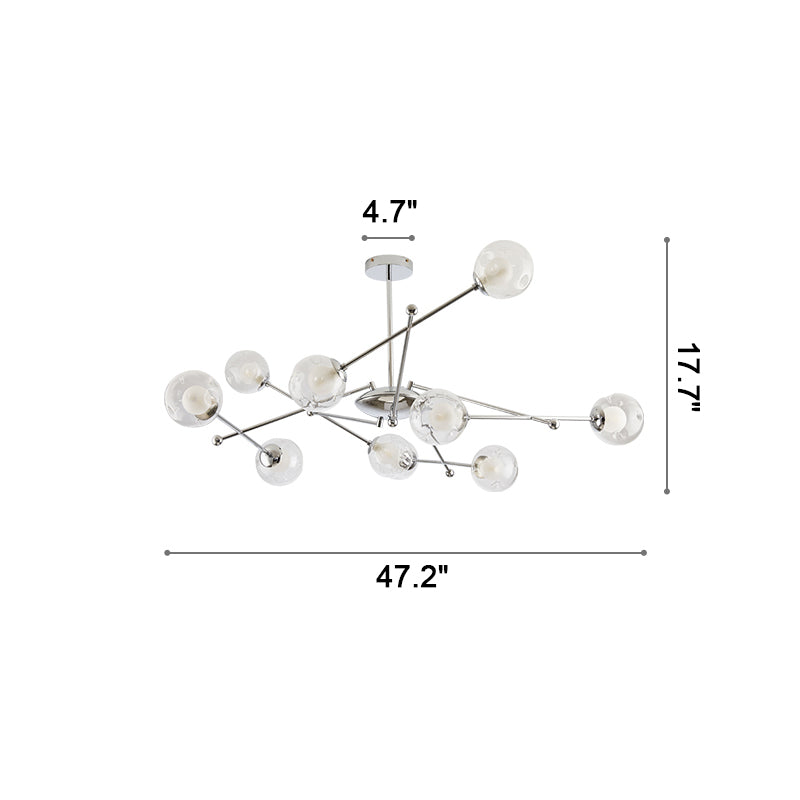 Diff Blown Glass Chandelier-DF2256