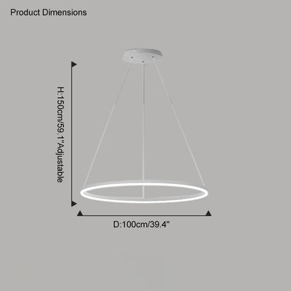 Diff Ring Pendant Light-DF2030
