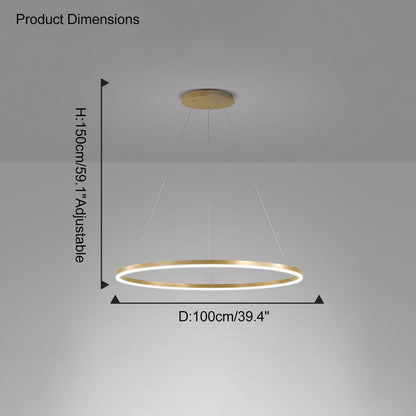 Diff Ring Pendant Light-DF2030