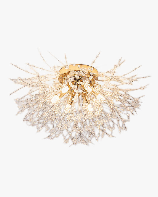 Diff Dandelion Crystal Flower Ceiling Light-DF1014