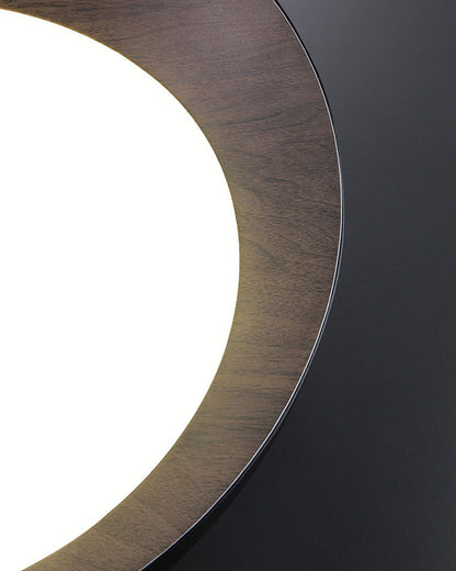 Diff Wood Grain Asymmetrical Flush Mount Ceiling Light-DF1016