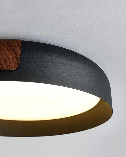 Diff Walnut Grain Round Ceiling Light-DF1018