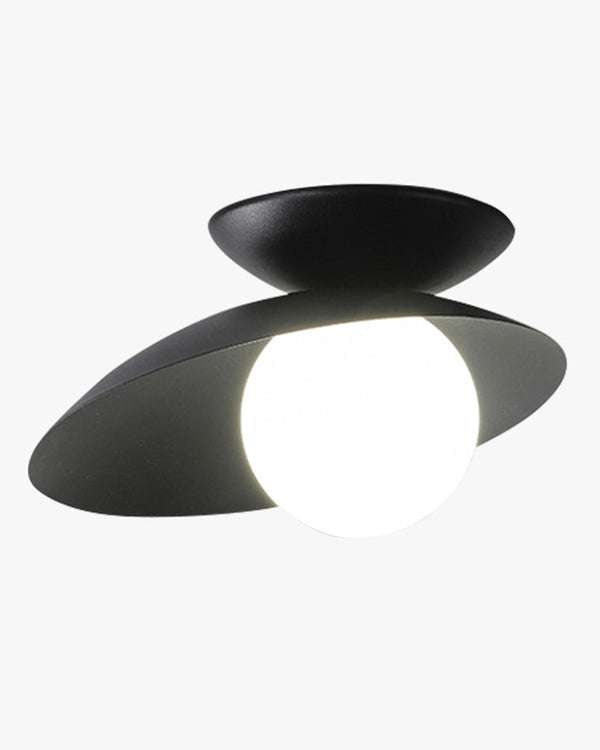 Diff Frosted Glass Globe Asymmetrical Ceiling Light-DF1021