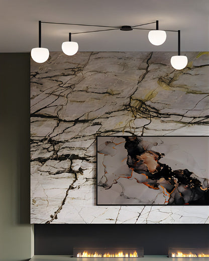 Diff Custom Frosted Glass Globe Ceiling Light-DF1029