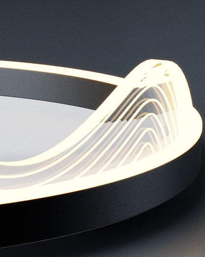 Diff Wavy Round Integrated Led Ceiling Light-DF1035