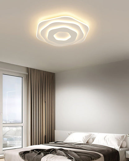 Diff Hexagon Flush Mount Ceiling Light-DF1041