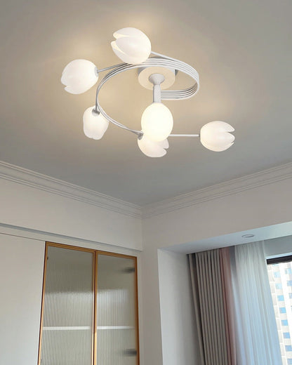Diff Fancy Magnolia Flower Ceiling Light-DF1045