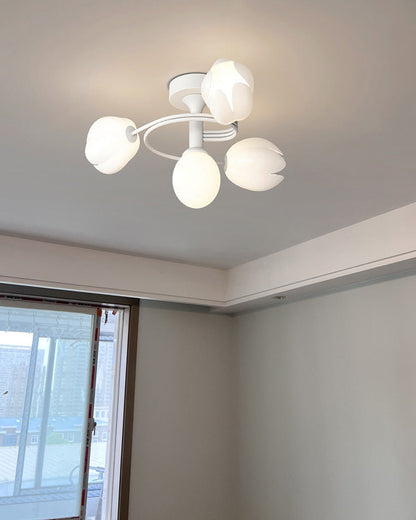 Diff Fancy Magnolia Flower Ceiling Light-DF1045