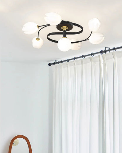 Diff Fancy Magnolia Flower Ceiling Light-DF1045