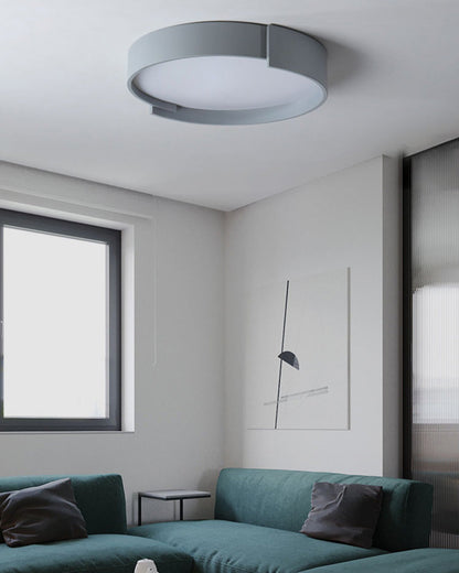Diff Round Asymmetrical Flush Mount Ceiling Light-DF1060