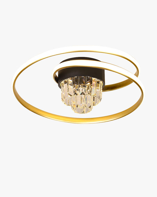 Diff Swirl Led Crystal Ceiling Light-DF1068