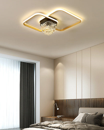 Diff Crystal Geometric LED Ceiling Light-DF1069