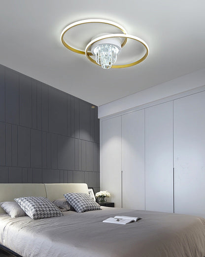 Diff Crystal Geometric LED Ceiling Light-DF1069