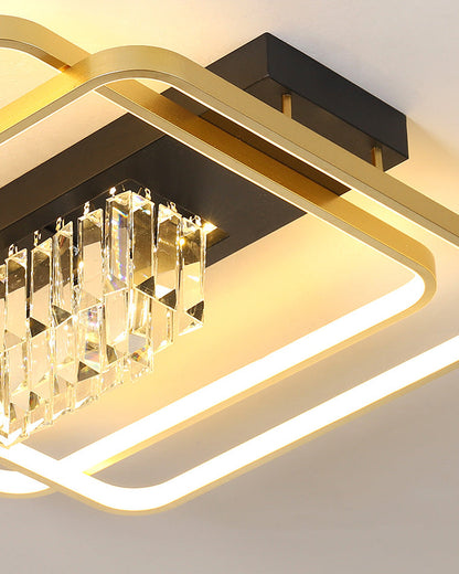 Diff Crystal Square/Circular LED Ceiling Light-DF1071