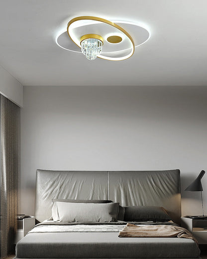 Diff Oval Crystal Ceiling Light-DF1072