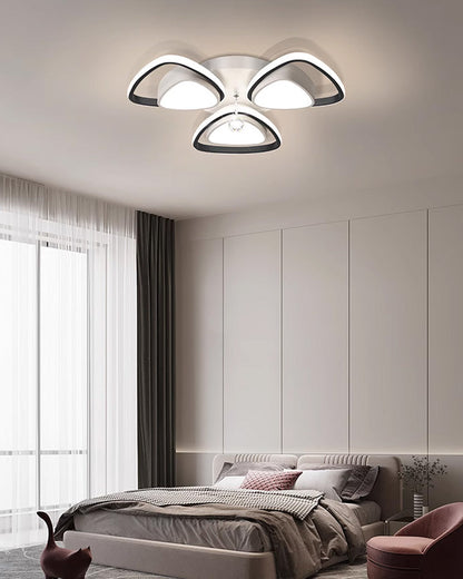 Diff Big Flower Crystal Flush Mount Ceiling Light-DF1075