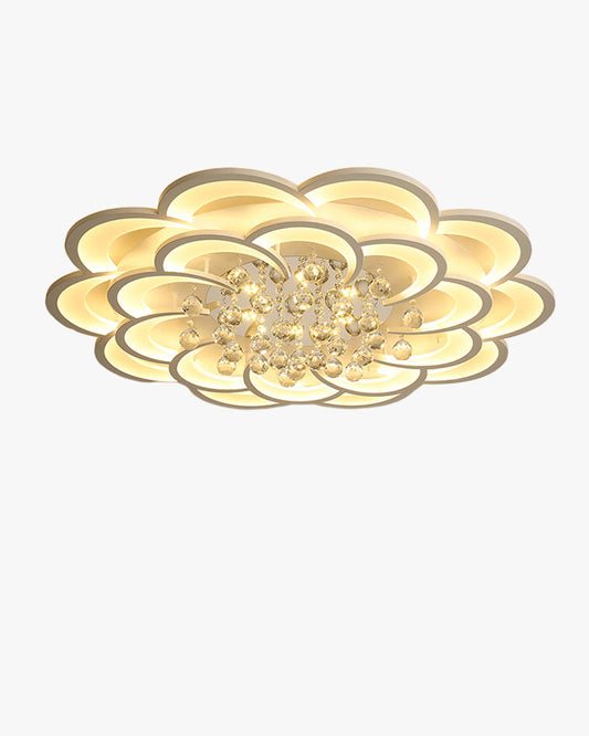 Diff Big Flower Crystal Ceiling Light-DF1078