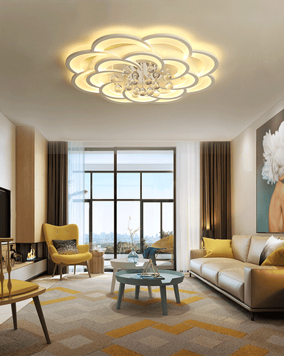 Diff Big Flower Crystal Ceiling Light-DF1078