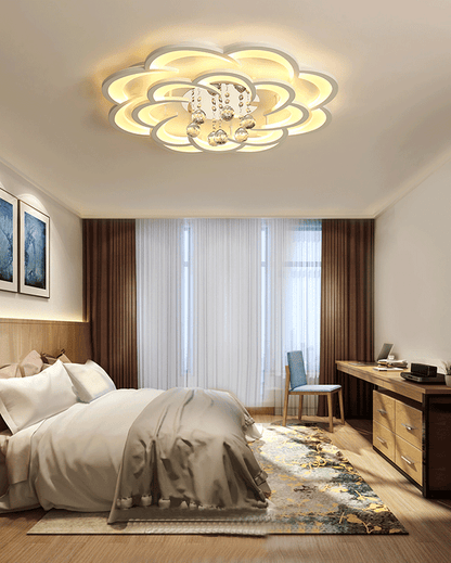 Diff Big Flower Crystal Ceiling Light-DF1078