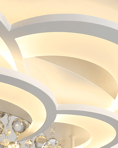 Diff Big Flower Crystal Ceiling Light-DF1078