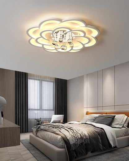 Diff Big Flower Crystal Ceiling Light-DF1078