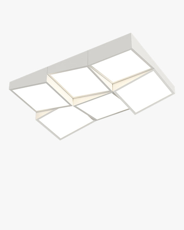 Diff Square/Scalloped Flush Mount Ceiling Light-DF1079