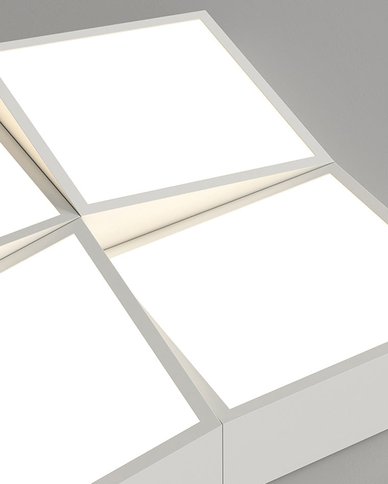 Diff Square/Scalloped Flush Mount Ceiling Light-DF1079