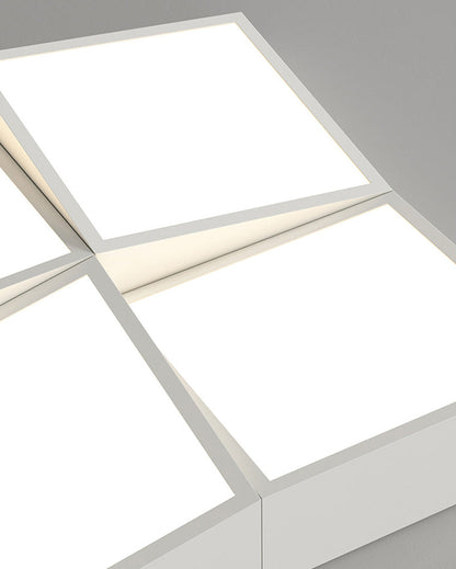 Diff Square/Scalloped Flush Mount Ceiling Light-DF1079