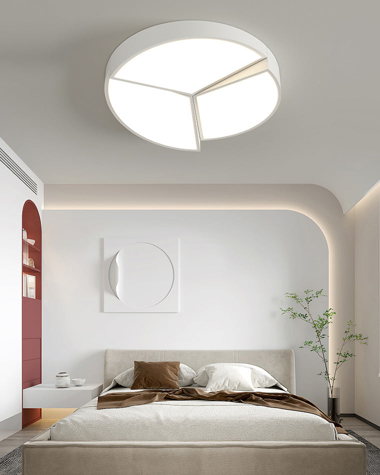 Diff Square/Scalloped Flush Mount Ceiling Light-DF1079