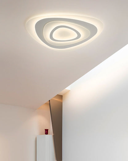 Diff Flat Triangle Flush Mount Ceiling Light-DF1100
