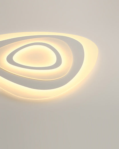 Diff Flat Triangle Flush Mount Ceiling Light-DF1100