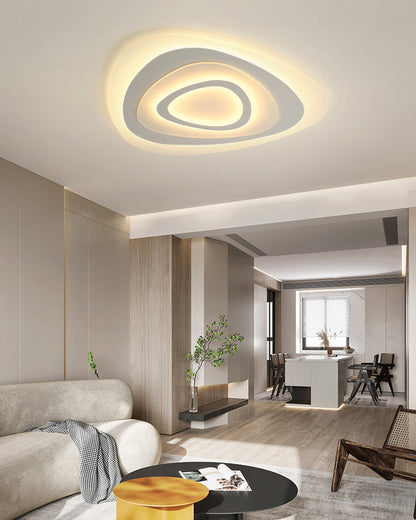 Diff Flat Triangle Flush Mount Ceiling Light-DF1100