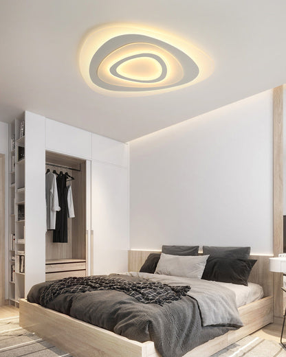 Diff Flat Triangle Flush Mount Ceiling Light-DF1100