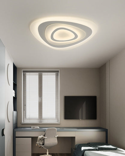 Diff Flat Triangle Flush Mount Ceiling Light-DF1100