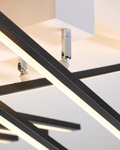 Diff Dimmable Custom Square Bar Ceiling Light with Remote-DF1106