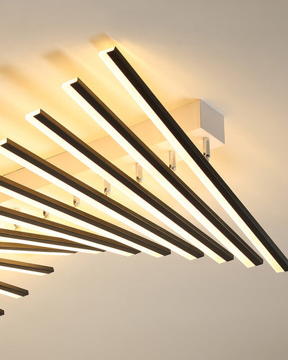 Diff Dimmable Custom Square Bar Ceiling Light with Remote-DF1106
