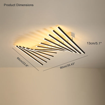Diff Dimmable Custom Square Bar Ceiling Light with Remote-DF1106