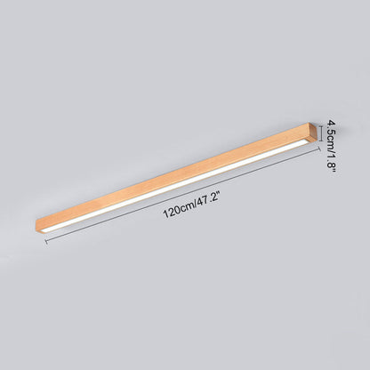 Diff Long Linear Wood Ceiling Light-DF1012