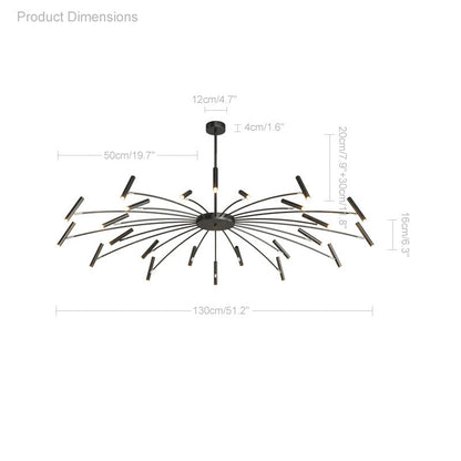 Diff Adjustable Candelabra Chandelier-DF2038