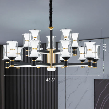 Diff Modern Pillar Candle Chandelier-DF2250