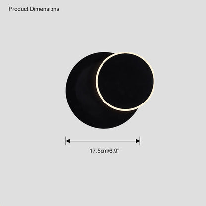 Diff Eclipses Round Wall Sconce-DF6010