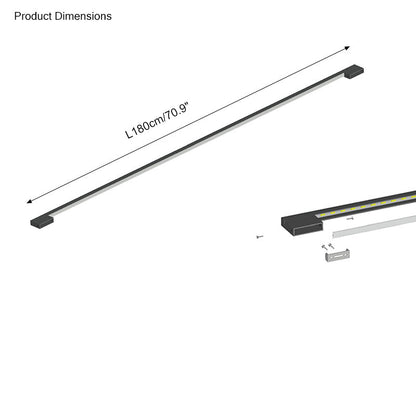 Diff Long Linear Stairwell Wall Sconce-DF6018