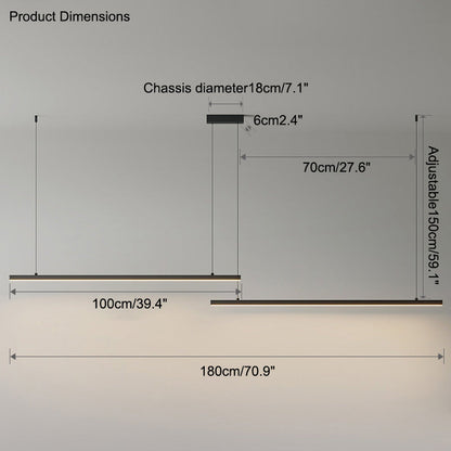 Diff Linear Pendant Light-DF2011
