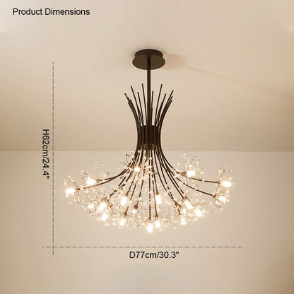 Diff Gypsophila Bouquet Crystal Flower Chandelier-DF2077