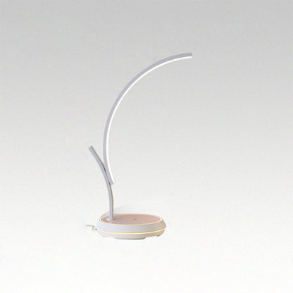 Diff Dimmable Touch Arc Desk Lamp with Wireless Charger-DF8041