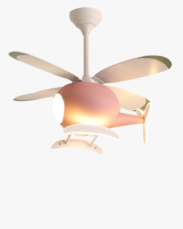 Diff 36" Remote Airplane Ceiling Fan with Dimmable Light-DF5007