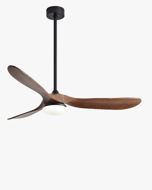 Diff 52" Propeller Wood Ceiling Fan with Dimmable Light-DF5008